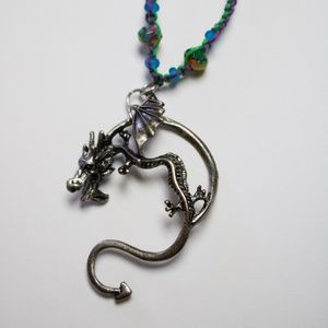 Dragon Pendant handmade hemp necklace